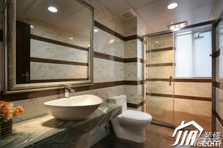 欧式风格复式富裕型淋浴房设计图纸