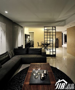 混搭风格公寓5-10万120平米客厅沙发图片