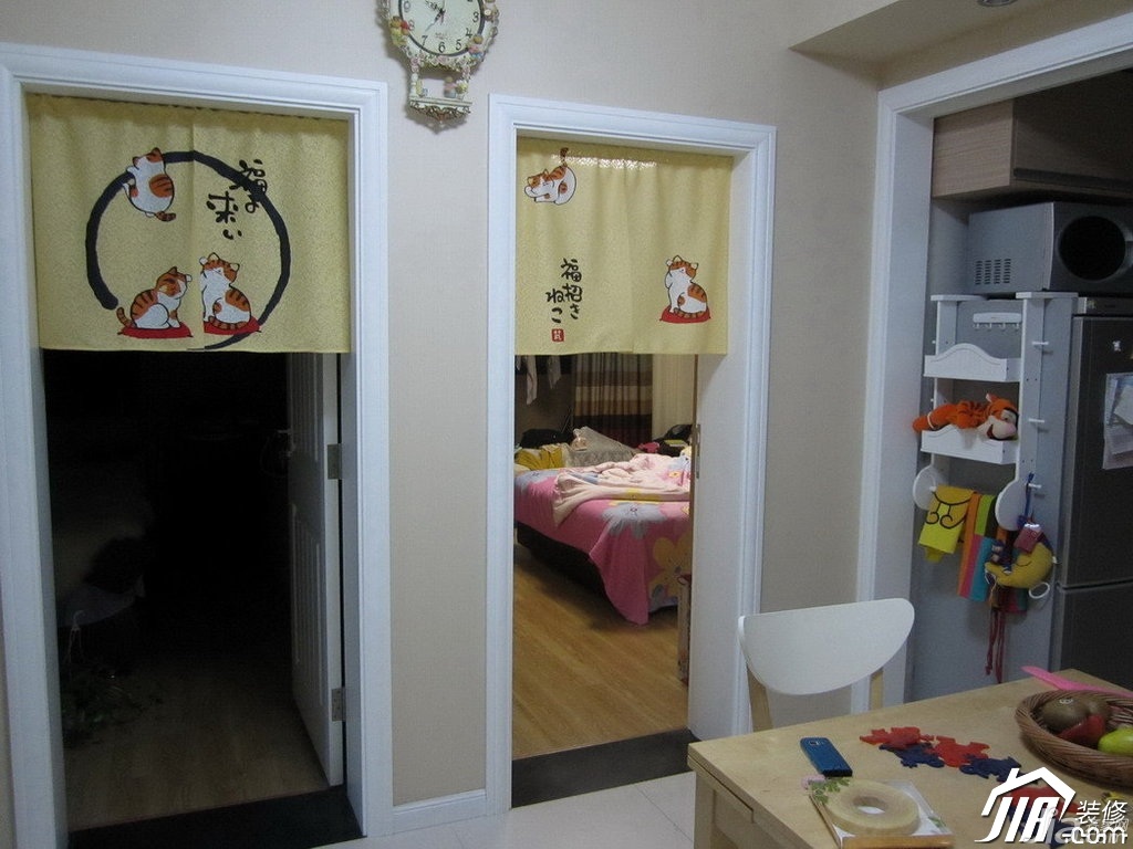 简约风格,60平米装修,过道