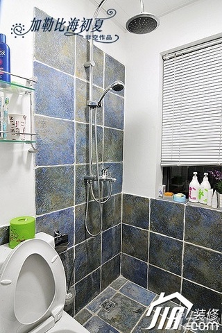 非空地中海风格公寓130平米淋浴房效果图