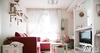 简约风格二居室客厅沙发效果图