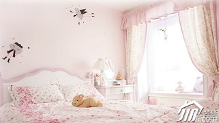 简约风格二居室可爱卧室床图片