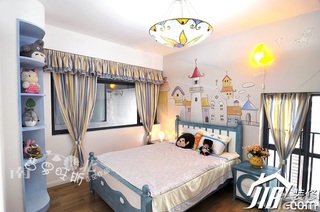 非空地中海风格复式140平米以上儿童房床效果图