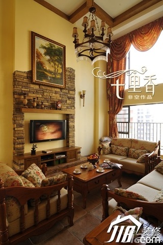 非空新古典风格复式富裕型客厅沙发图片