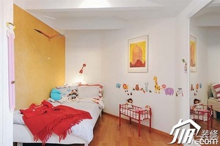 简约风格公寓富裕型80平米卧室床图片