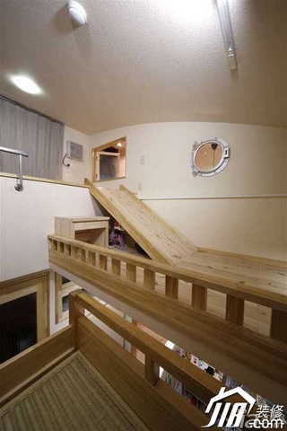 日式风格公寓富裕型90平米效果图
