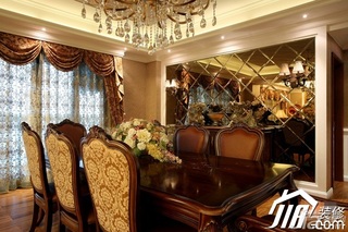 新古典风格公寓艺术富裕型100平米餐厅餐桌图片