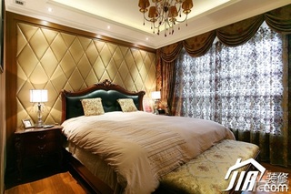 新古典风格公寓富裕型100平米卧室飘窗床图片