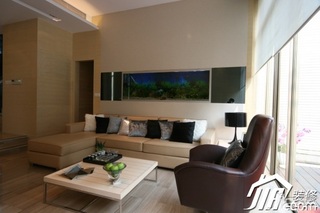 混搭风格复式20万以上客厅沙发效果图