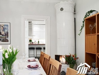 欧式风格公寓富裕型100平米餐厅餐桌效果图