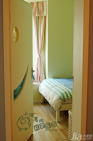 非空公寓舒适120平米卧室飘窗床图片