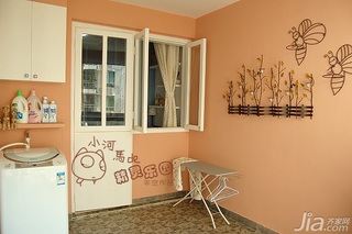 非空公寓120平米手绘墙木门效果图