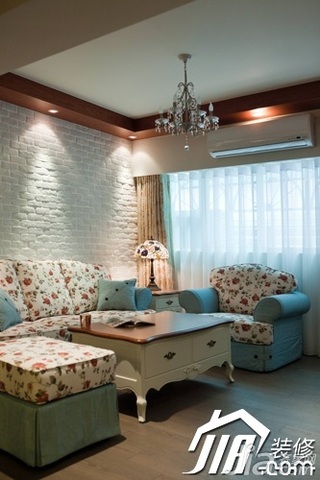 公寓富裕型80平米客厅窗帘图片