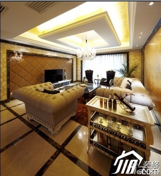 混搭风格公寓富裕型120平米客厅沙发图片
