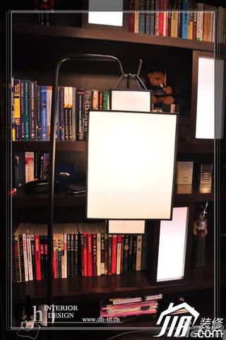 简约风格公寓简洁富裕型110平米书房书桌效果图