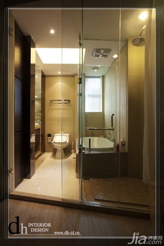 简约风格公寓富裕型110平米浴缸图片