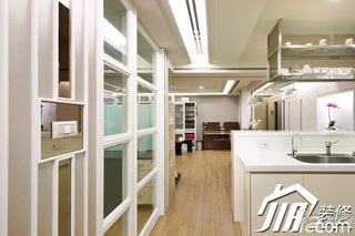 混搭风格公寓富裕型110平米厨房橱柜图片