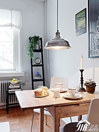 北欧风格一居室50平米餐桌效果图