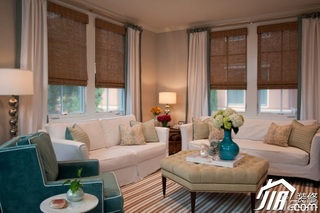 混搭风格复式10-15万130平米客厅沙发效果图