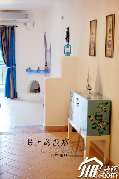 非空,经济型装修,小户型装修,东南亚风格,边柜,装饰画