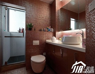 简约风格公寓5-10万卫生间背景墙洗手台图片