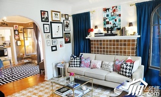 混搭风格二居室客厅沙发效果图