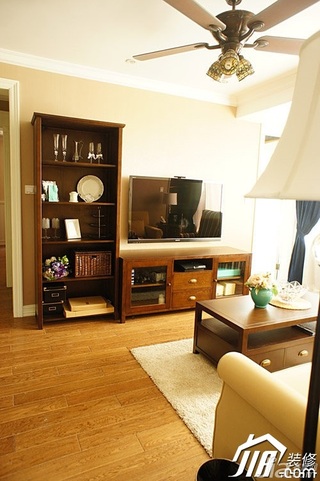 美式乡村风格公寓富裕型90平米客厅沙发效果图