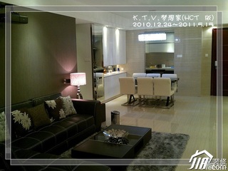 混搭风格复式富裕型90平米客厅沙发效果图