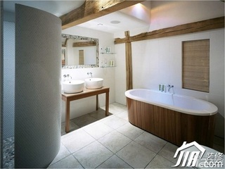 loft风格复式浴缸图片