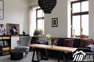 简约风格公寓经济型90平米客厅沙发图片