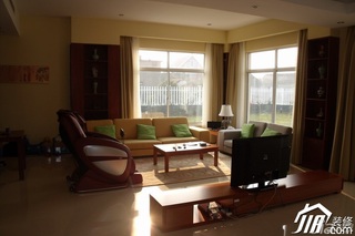 简约风格别墅舒适经济型120平米客厅沙发图片