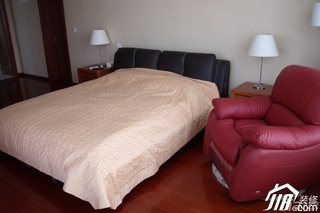 简约风格别墅经济型120平米卧室床效果图