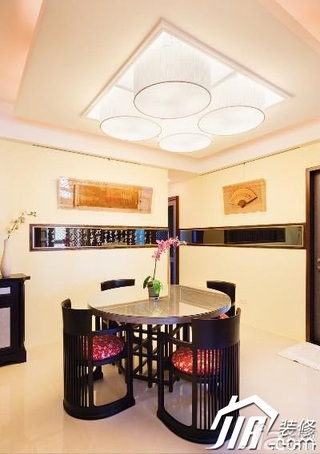 中式风格15-20万餐厅餐桌效果图
