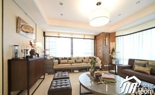 中式风格15-20万客厅沙发图片