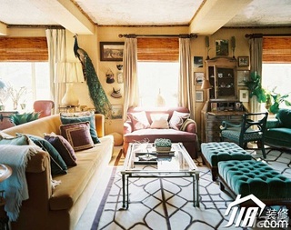 欧式风格富裕型客厅沙发图片
