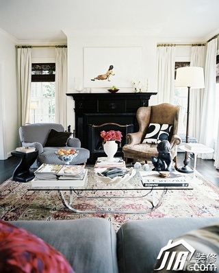 欧式风格简洁富裕型客厅沙发图片