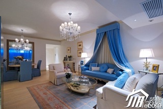 欧式风格别墅乐活豪华型客厅沙发背景墙沙发效果图