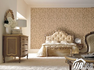 欧式风格别墅浪漫豪华型卧室床图片