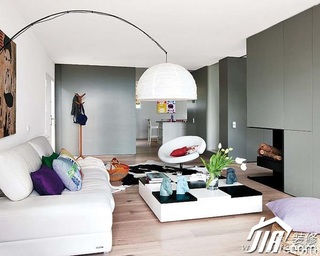 欧式风格别墅富裕型客厅沙发效果图