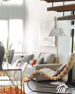 简约风格公寓简洁10-15万120平米客厅沙发背景墙沙发效果图