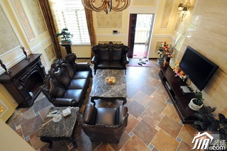 新古典风格公寓富裕型130平米客厅沙发效果图