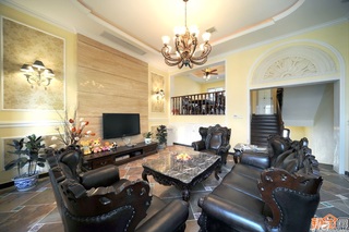 新古典风格公寓大气富裕型130平米客厅沙发图片