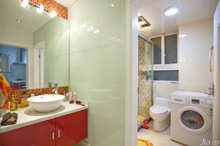 简约风格二居室大气白色经济型卫生间洗手台图片