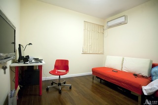 简约风格二居室大气白色经济型书房沙发图片