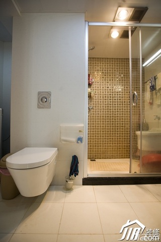 简约风格二居室富裕型卫生间设计图纸