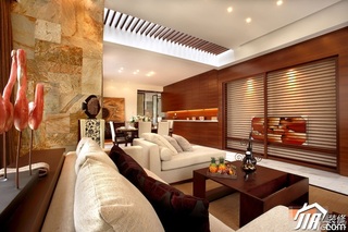 简约风格复式稳重富裕型客厅沙发图片