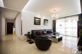 简约风格二居室稳重富裕型客厅走廊沙发效果图