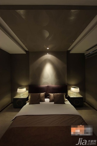 简约风格公寓舒适富裕型120平米卧室床效果图