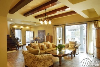 地中海风格别墅古典5-10万客厅沙发图片