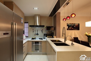 欧式风格公寓简洁富裕型厨房灯具婚房家居图片